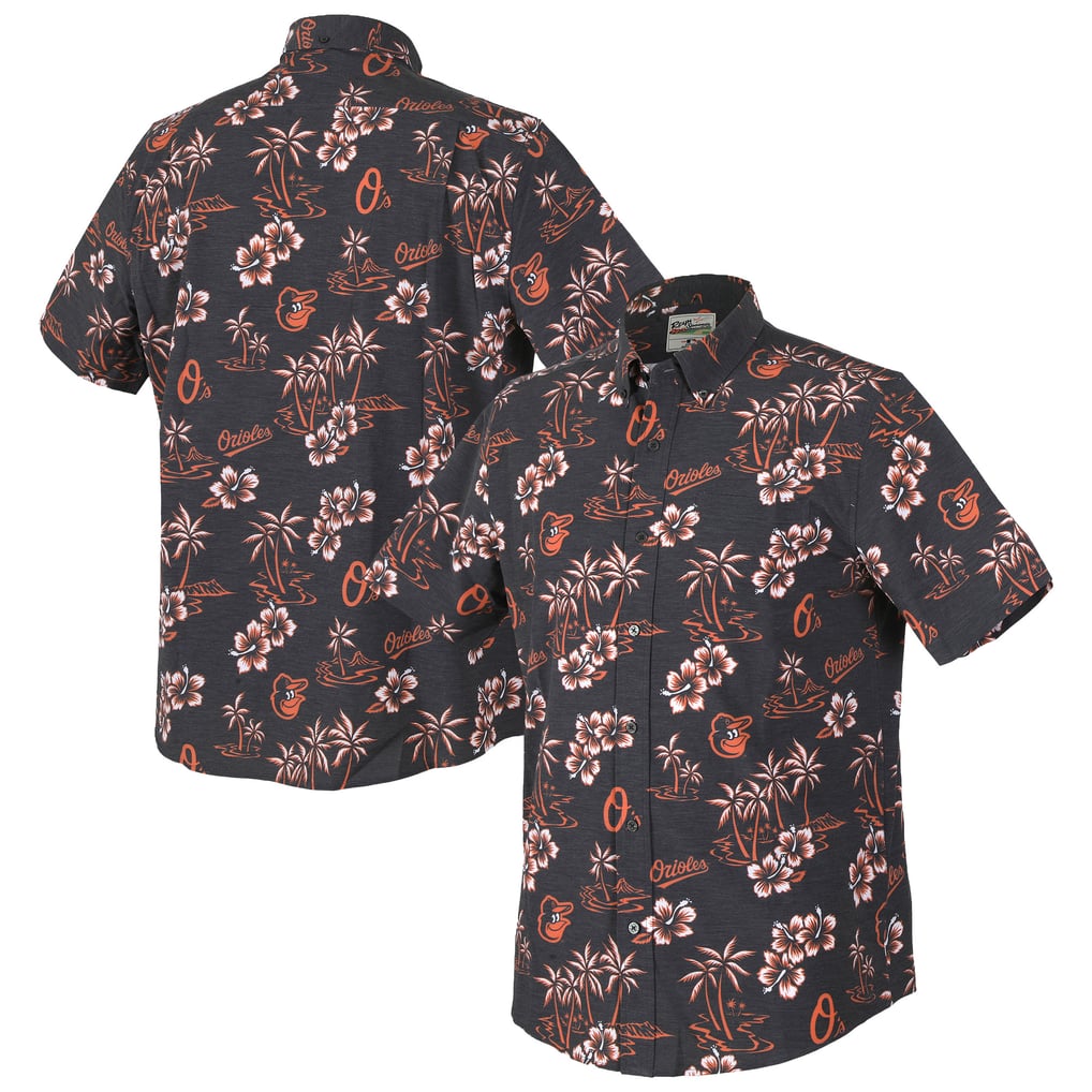  Baltimore Orioles Reyn Spooner Kekai Performance Button-Up Top - Black